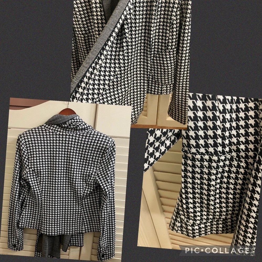 Chic Houndstooth, Crop Jacket. - image 2